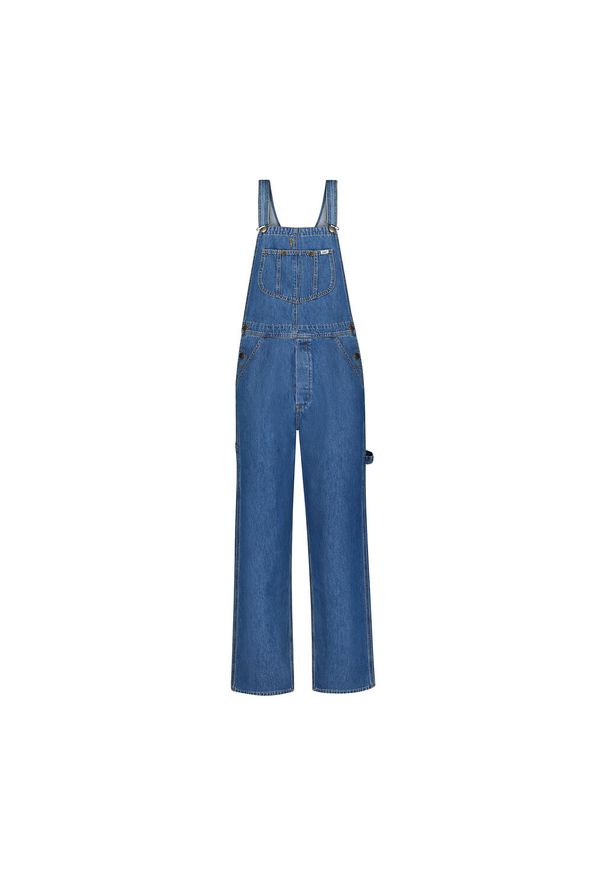 Lee - LEE BIB MID MĘSKIE SPODNIE JEANSOWE OGRODNICZKI JEANS MID SHADE 112349314 L72Z017385