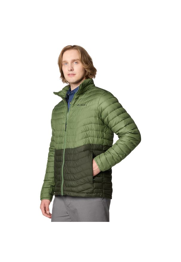 columbia - Kurtka sportowa męska Westridge Down Jacket. Kolor: zielony. Materiał: poliester