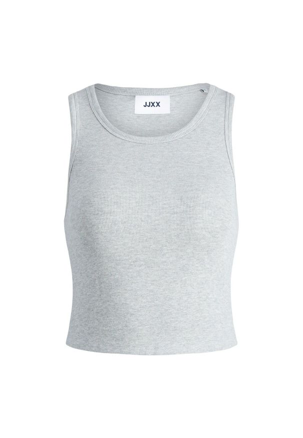 Damski tank top JJXX fallon. Kolor: szary. Materiał: dzianina