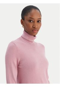 Liu Jo Golf MF5229 MS49I Różowy Regular Fit. Typ kołnierza: golf. Kolor: różowy. Materiał: syntetyk #3
