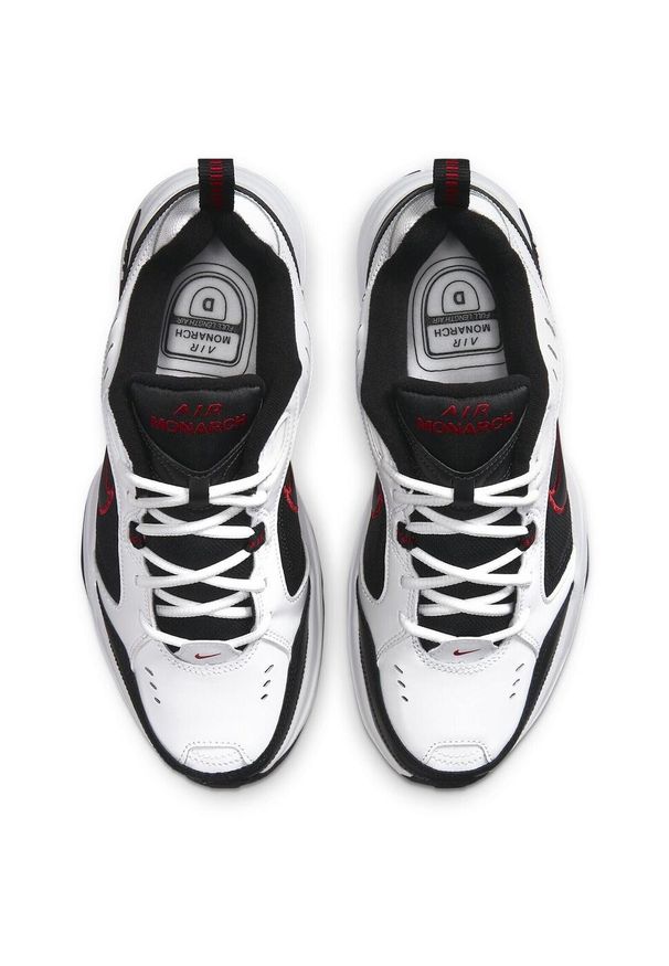 Buty Nike Air Monarch IV, Mężczyźni. Kolor: biały, czarny, wielokolorowy. Materiał: skóra, syntetyk, materiał