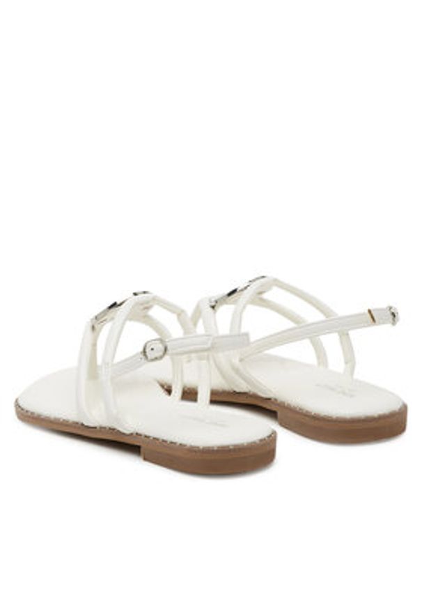 Nine West Sandały 123AL1754 Biały. Kolor: biały. Materiał: syntetyk, materiał