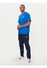 Adidas - adidas T-Shirt Trefoil Essentials IR9687 Niebieski Regular Fit. Kolor: niebieski. Materiał: bawełna #4