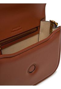 Pinko - PINKO Torba Love Box Bag Fl Mini PE 25 PLTT 104297 A26L Brązowy. Kolor: brązowy. Materiał: skórzane