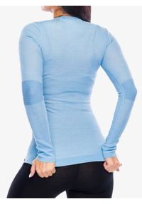 Bluza termoaktywna damska Smartwool Intraknit Thermal Merino BL Crew. Kolor: niebieski