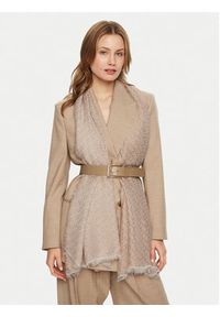 Liu Jo Szal Stola Jac. Eff Shini 2A5010 T0300 Beżowy. Kolor: beżowy. Materiał: materiał #2