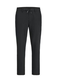 Jack & Jones Spodnie materiałowe Kane 12286943 Czarny Relaxed Fit. Kolor: czarny. Materiał: syntetyk