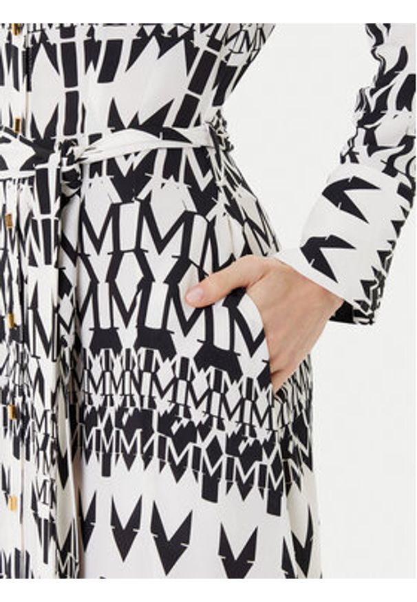 Marciano Guess Sukienka koszulowa 5YGK47 7352A Biały Regular Fit. Kolor: biały. Materiał: wiskoza. Typ sukienki: koszulowe