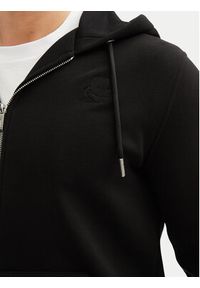 Karl Lagerfeld - KARL LAGERFELD Bluza 705751 500900 Czarny Regular Fit. Typ kołnierza: dekolt w karo. Kolor: czarny. Materiał: bawełna #5