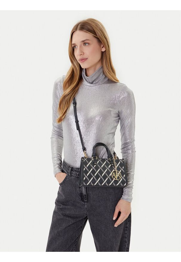 Armani Exchange Torebka XW000928 AF17155 MC043 Czarny. Kolor: czarny. Materiał: skórzane