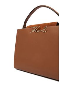 Karl Lagerfeld - KARL LAGERFELD Torebka B1W30061 Brązowy. Kolor: brązowy. Materiał: skórzane #4