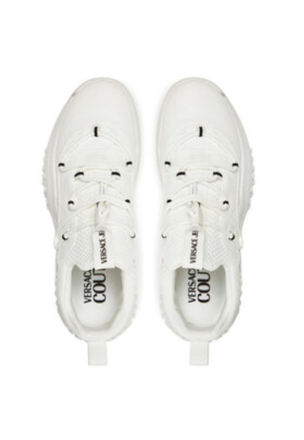 Versace Jeans Couture Sneakersy 78YA3SN2 Biały. Kolor: biały. Materiał: materiał