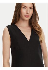 Weekend Max Mara Sukienka codzienna Egoista 2515221072 Czarny Regular Fit. Okazja: na co dzień. Kolor: czarny. Materiał: len. Typ sukienki: proste. Styl: casual #5