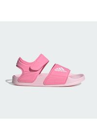 Adidas - adilette Sandals. Kolor: biały, wielokolorowy, różowy