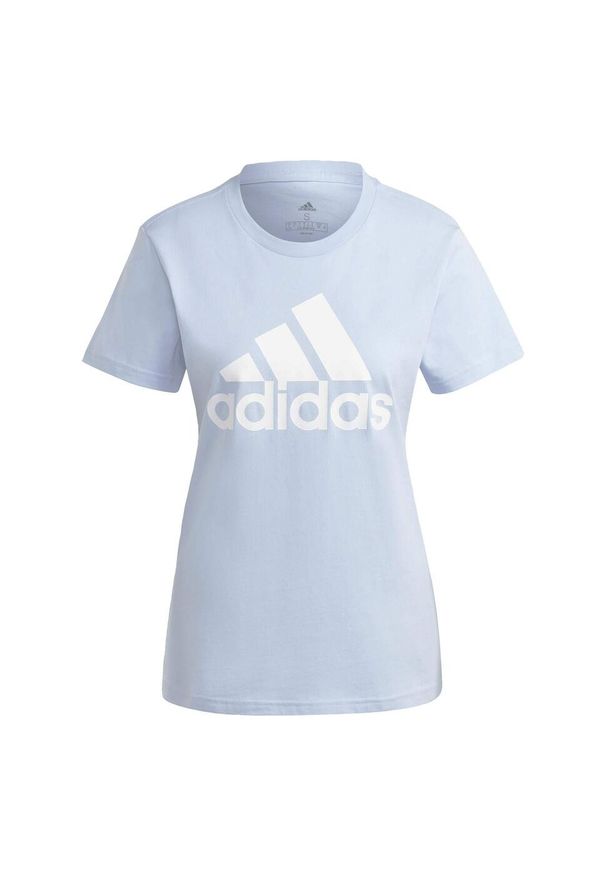 Adidas - LOUNGEWEAR Essentials Logo Tee. Kolor: biały, wielokolorowy, niebieski