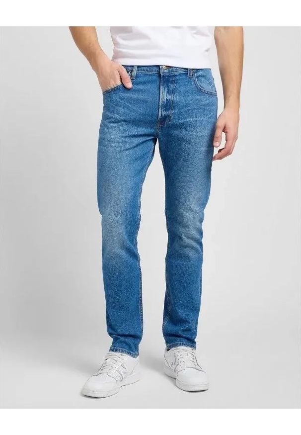 Lee - LEE MĘSKIE SPODNIE RIDER INDIGO VINTAGE 112346321 L701015994. Okazja: na co dzień. Styl: vintage