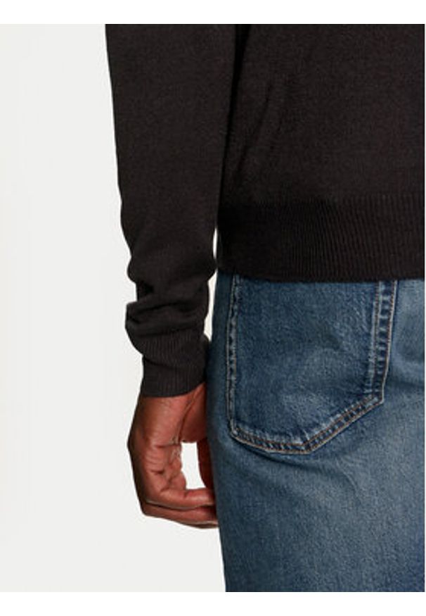 Brave Soul Sweter MK-230EINSTEIN2 Brązowy Regular Fit. Kolor: brązowy. Materiał: syntetyk