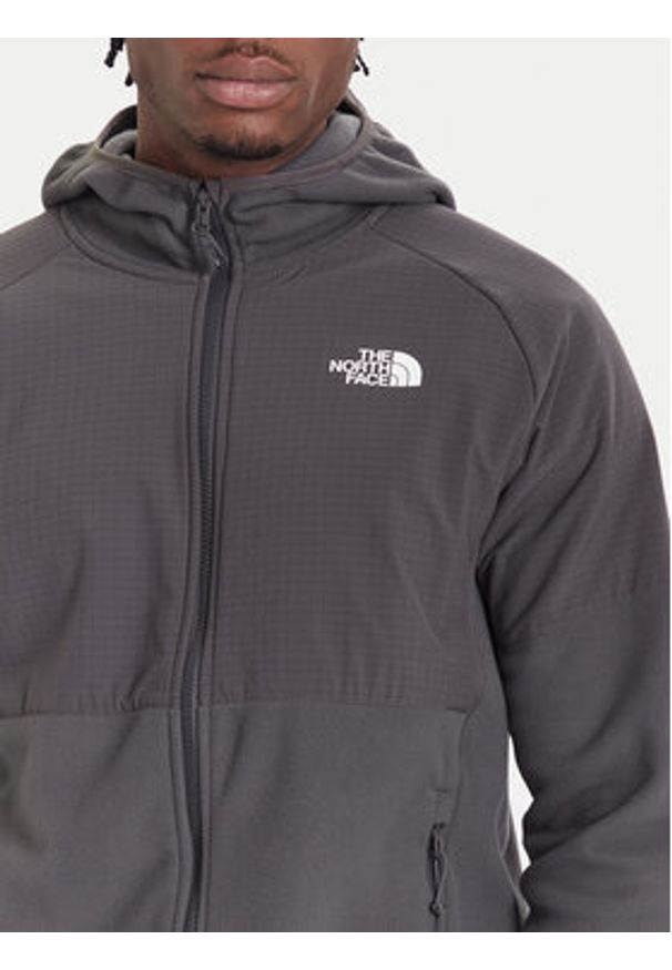 The North Face Polar Glacier NF0A89JJ Szary Regular Fit. Kolor: szary. Materiał: syntetyk