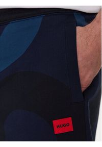 Hugo Spodnie dresowe 50482797 Niebieski Regular Fit. Kolor: niebieski. Materiał: dresówka #4