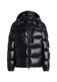 Polo Ralph Lauren Kurtka puchowa 710968281001 Czarny Regular Fit. Typ kołnierza: polo. Kolor: czarny. Materiał: syntetyk