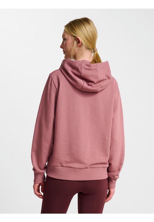 Damska bluza dresowa Hummel Pulse. Typ kołnierza: kaptur. Kolor: fioletowy. Materiał: dresówka. Sezon: zima