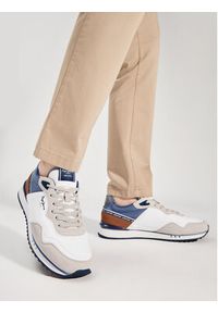 Pepe Jeans Sneakersy London Seal M PMS40001 Biały. Kolor: biały. Materiał: materiał