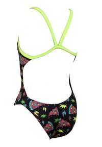 TURBO - Strój Kąpielowy Turbo Space Pizza – Żółty, Rozmiar 28. Kolor: żółty, wielokolorowy, zielony. Wzór: nadruk #2