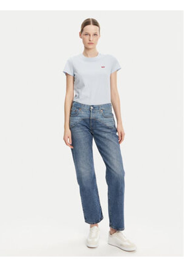 Levi's® T-Shirt Perfect 39185-0361 Błękitny Regular Fit. Kolor: niebieski. Materiał: bawełna