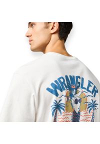 Wrangler - MESKA KOSZULKA WRANGLER GRAPHIC TEE WORN WHITE 112362835 #5