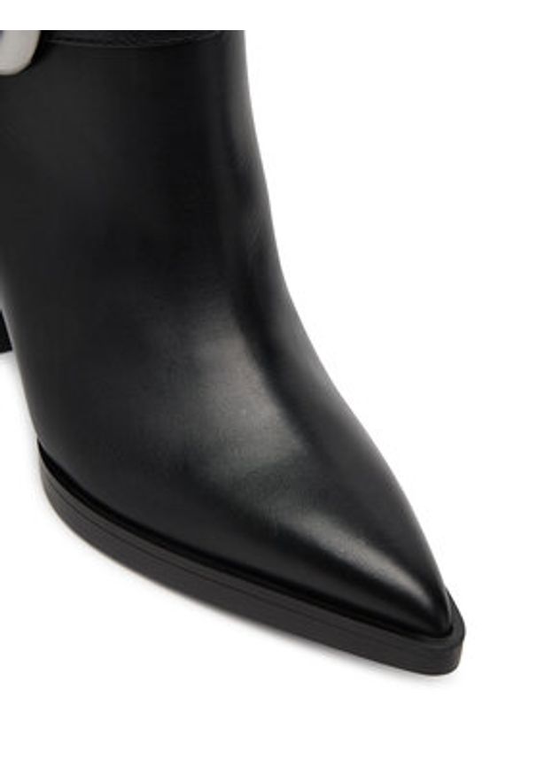 Karl Lagerfeld - KARL LAGERFELD Botki KL37255 Czarny. Kolor: czarny. Materiał: skóra