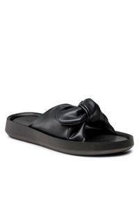 Jenny Fairy Klapki WS106-08 Czarny. Kolor: czarny. Materiał: skóra #6