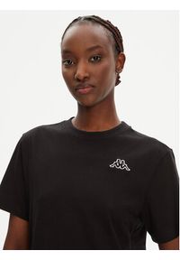 Kappa T-Shirt Logo Korpo Cafers 304J150 Czarny Slim Fit. Kolor: czarny. Materiał: bawełna #5