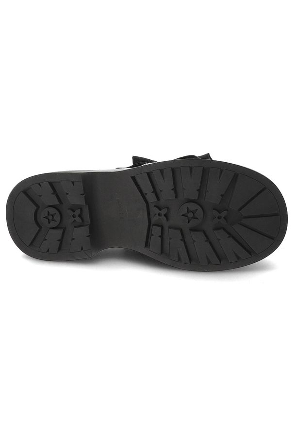 Czarne Półbuty Tuffoni Eleganckie Buty Damskie Premium. Okazja: na co dzień. Kolor: czarny. Materiał: skóra, lakier. Styl: elegancki