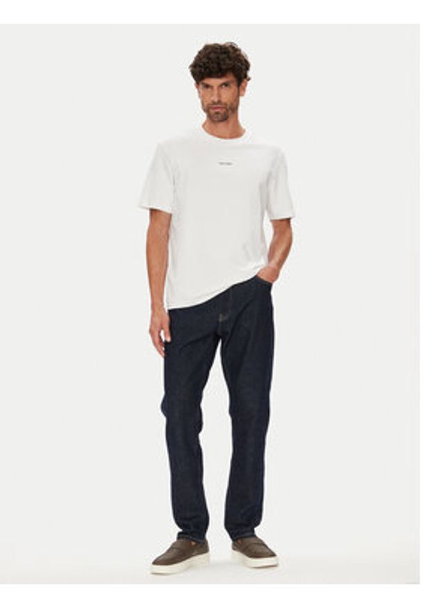 Calvin Klein T-Shirt LV04LC241G Biały Regular Fit. Kolor: biały. Materiał: bawełna