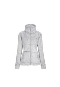 Aulp - Polar Bluza damska rozpinana AULP NORLIN z kołnierzem. Kolor: czarny. Materiał: polar