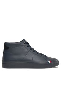 TOMMY HILFIGER - Sneakersy Tommy Hilfiger. Kolor: niebieski