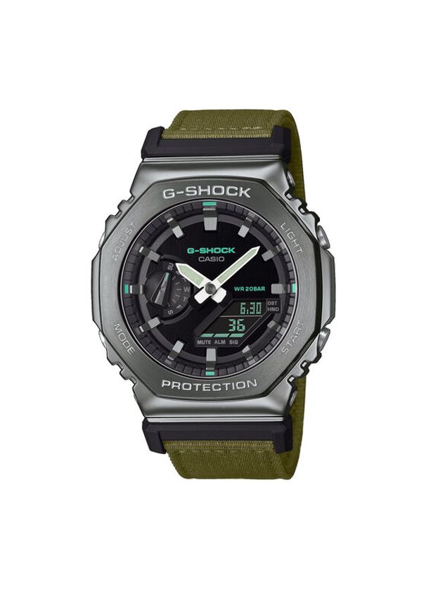 G-Shock Zegarek GM-2100CB -3AER Khaki. Kolor: brązowy