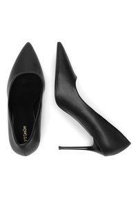 DeeZee Szpilki KX2306213 Czarny. Kolor: czarny. Materiał: skóra. Obcas: na szpilce #6