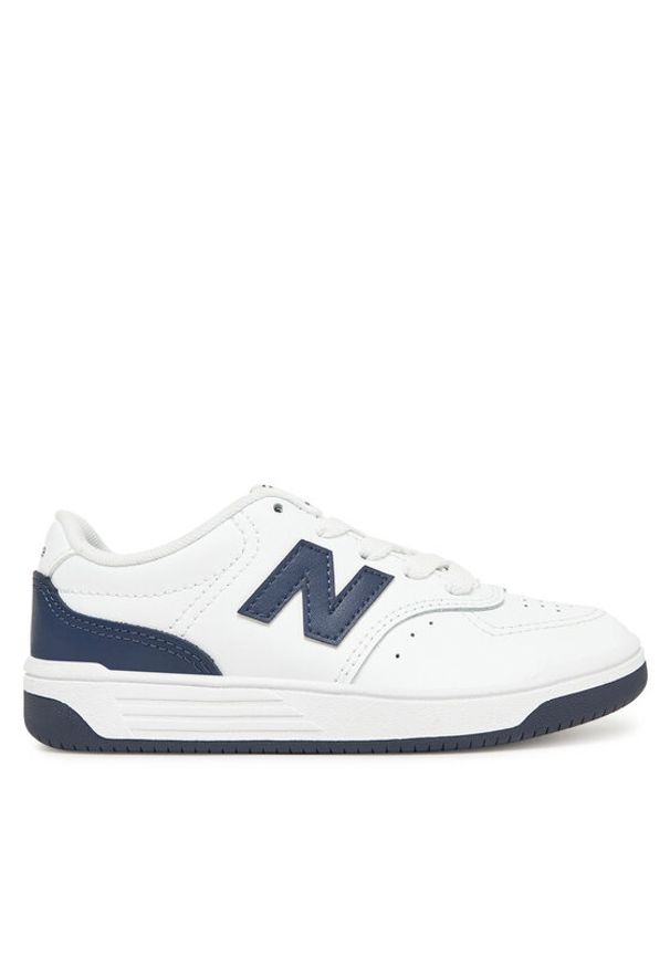 New Balance Sneakersy PSB80WB Biały. Kolor: biały. Materiał: skóra