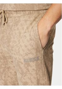 Guess Spodnie dresowe Z5RB14 K9YI1 Beżowy Regular Fit. Kolor: beżowy. Materiał: bawełna #3