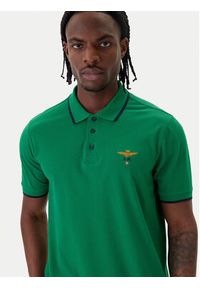 Aeronautica Militare Polo 261PO1308UP00082 Zielony Regular Fit. Typ kołnierza: polo. Kolor: zielony. Materiał: bawełna #2