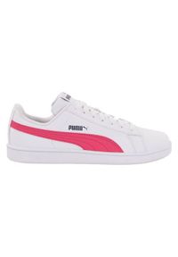 Buty do chodzenia dla dzieci Puma Up. Kolor: biały. Materiał: materiał, syntetyk. Szerokość cholewki: normalna. Sport: turystyka piesza