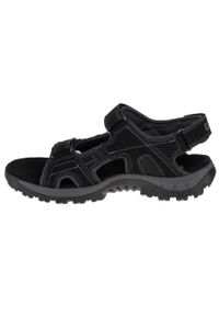 CATerpillar - Sandały męskie, Giles Oxfors Sandal. Zapięcie: rzepy. Kolor: czarny. Materiał: skóra, syntetyk, tkanina, materiał