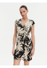 Morgan Sukienka letnia 251-RAROSA Beżowy Regular Fit. Kolor: beżowy. Materiał: syntetyk. Sezon: lato #1