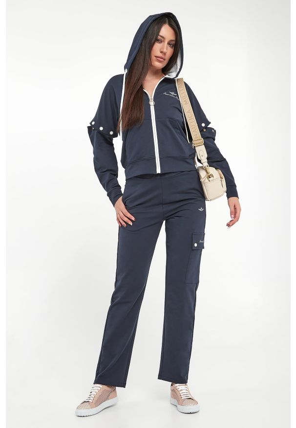 Aeronautica Militare - Bluza damska z odpinanymi rękawami AERONAUTICA MILITARE