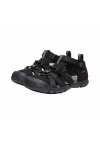 keen - Buty do chodzenia dla dzieci Keen Seacamp II Cnx. Zapięcie: rzepy. Kolor: czarny. Materiał: guma, tkanina