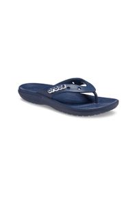 Japonki unisex Crocs Navy Classic Flip. Kolor: niebieski. Materiał: syntetyk, materiał