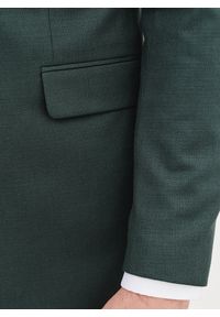 Pako Lorente - PAKO LORENTE - Zielona marynarka garniturowa. Kolor: zielony. Materiał: poliester, wiskoza, elastan. Wzór: gładki. Styl: młodzieżowy #5