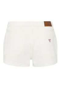 Guess Jeans Szorty jeansowe W5GD0Y D5M62 Biały Regular Fit. Kolor: biały. Materiał: bawełna #5