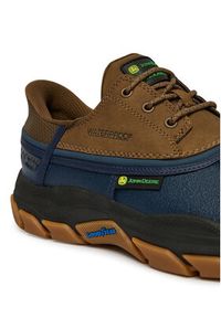 skechers - Skechers Półbuty Respected - Tanzier 256002/NVTN Kolorowy. Materiał: skóra. Wzór: kolorowy #6
